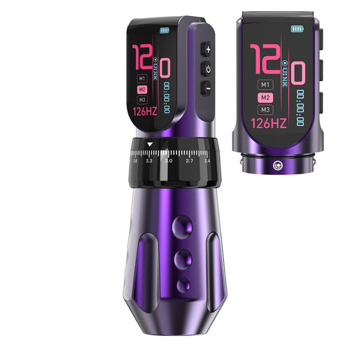 UINK Professional Wireless Tattoo Machine Pen Digital Screen Adjustable Stroke Rotary Tattoo Gun for Tattoo Artists
