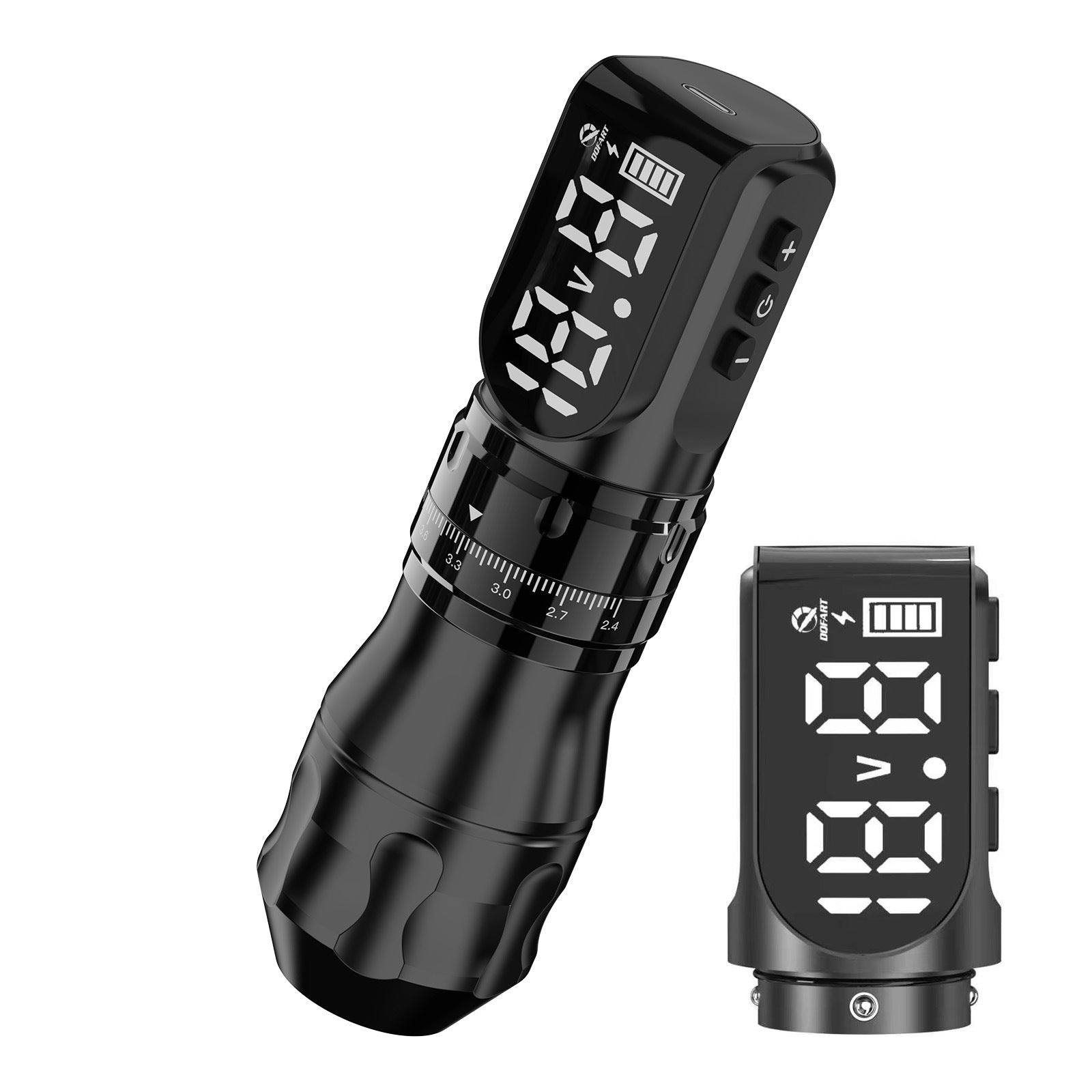 New Tattoo Machine T9 Wireless Adjustable Stroke Rotary Tattoo Pen with LED Display For Tattoo Artists Studio Tattooists