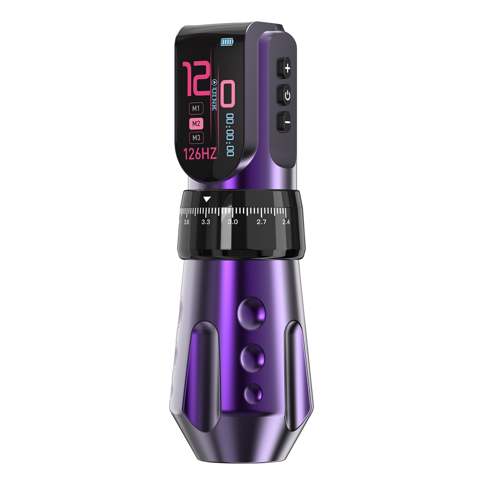 UINK Professional Wireless Tattoo Machine Pen Digital Screen Adjustable Stroke Rotary Tattoo Gun for Tattoo Artists